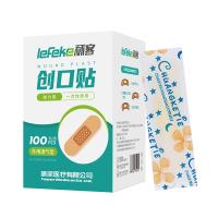 秝客（lefeke）透气创口贴 弹力肤色型 100片/盒(单位：盒)