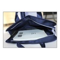 斯莫尔 SL-523 手提公文包 树皮纹B4竖式双层立体防水牛津布 （单位：个）黑色