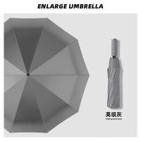艾逸瑶选 YS-1846 朋克系列10骨加厚黑胶超大全自动晴雨伞 70cm*10K（单位：把）新老包装随机发货