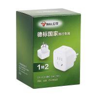 公牛（BULL） GN-L01G 德标旅行转换器 1位五孔+1位两孔  (单位：个 )