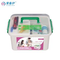 爱备护 ABH-J001A 家庭医疗药箱应急用品医疗箱 含22种36件 （单位：套）白色+透明