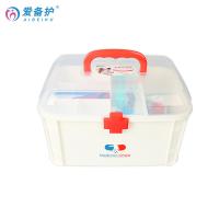 爱备护 ABH-J002A 家庭医疗药箱应急用医疗箱 含30种89件 （单位：套）白色+透明