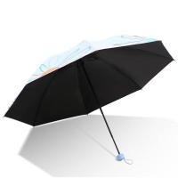 天堂伞 33886E 折叠晴雨两用伞 95*66cm （单位：把） 浅蓝