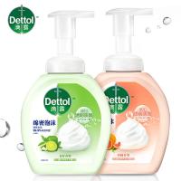 滴露（Dettol） 滴露泡沫洗手液西柚+青柠250ml4瓶 洗手液 (250ml+250ml)*2 粉色/绿色（单位：组）