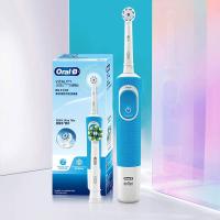 欧乐B（OralB） 活力亮洁 电动牙刷 D100 (单位：套) 清新蓝