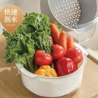 艾逸瑶选 CJ-21092 西尼亚双层沥水筛 外径30CM 高12CM（单位：个）新老包装随机发货