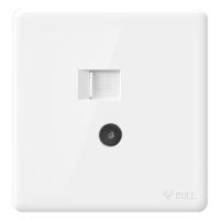 公牛（BULL） G28T223 面板插座 一位电脑+电视 白色 90X86（mm） (单位:个)