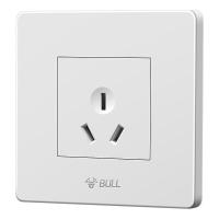 公牛（BULL） G07Z103 面板插座 三孔墙壁 10A 白色 (单位:个)