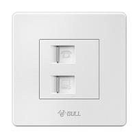 公牛（BULL） G07T212 面板插座 一位电话+一位电脑插座 白色 (单位:个)