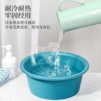 五月花（May Flower） WYH-SN608 圆形家庭简约加厚脸盆套装 大中小3件套 （单位：套） 蓝绿橙
