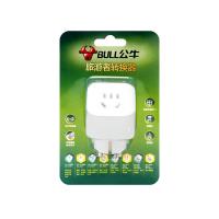 公牛（BULL） GN-L01G 德标旅行电源转换器 适合国外使用 无线 白色 (单位:个)