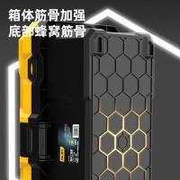 得力工具 DL432915 车载工具箱 35.5*18*16cm（单位：只）黄色