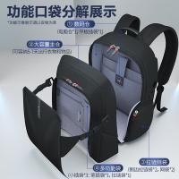 瑞驰（SWICKY） 88099 商务双肩背包 16英寸 黑色（单位：个）