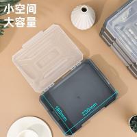 得力（deli） DL1001 多功能零件收纳盒 230*180*60mm （单位：只） 灰色