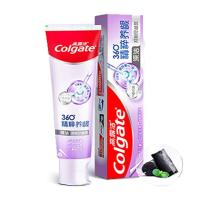 高露洁 360°精粹养龈备长炭玻尿酸深洁牙膏 冬青薄荷 180g (单位:支) 新老包装随机发货