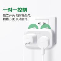 公牛（BULL）GN-9323无线转换插座 2位分控开关插座 适用于卧室、厨房 （单位：个）