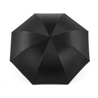 天堂伞 34156E 全遮光黑丝黑胶三折晴雨伞 57cm*8K （单位：把）金色