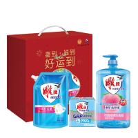 雕牌家居礼盒皂1组+洗洁精1瓶+旋钮盖洗衣液1袋+礼盒1（单位：套）