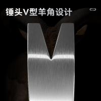 得力（deli） DL5002 纤维柄羊角锤 0.5kg  （单位：把）