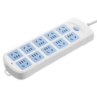 公牛（BULL） GN-605 单控十联插座 3米 白色 新老包装随机发货 (单位:个)