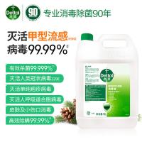 滴露（Dettol）消毒液 家用商用酒店衣物环境消毒杀菌 大桶装 5L（单位：桶）