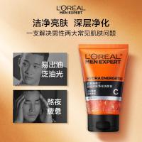欧莱雅（LOREAL） 男士劲能深层净化 洁面膏 100ml （单位：支） 新老包装随机发货