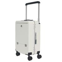 瑞双记 RS-LG007 拉杆箱 20寸（35*21*56cm） 前开盖带杯架 (单位:个) 白色