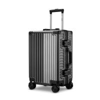 爱登堡 F368 时尚旅行拉杆箱 20寸 铝框款 (单位:个) 灰色