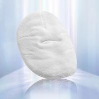 洁丽雅（grace）JA1205敷脸加厚热敷毛巾脸部美容冷敷单孔单片装 24x24cm（单位：条) 米白色