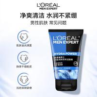 欧莱雅（LOREAL） 男士水能润泽双效洁面膏 100g/支 （单位：支）新旧款式随机发货