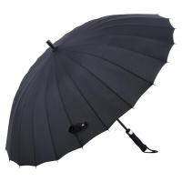 美度（MAYDU） M7003 长柄高密碰击布晴雨伞 65cm*24k（单位：把）黑色