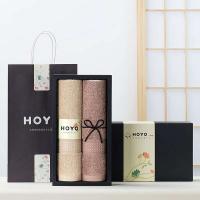 hoyo 7150 长绒棉毛巾2件套 33*72cm  (单位：盒 )