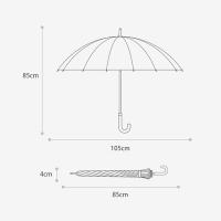 美度（MAYDU） M7007 经典长柄系列雨伞 58.5cm*24K  （单位:把） 西柚粉