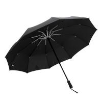 美度（MAYDU） M3512 三折晴雨伞 69cm*10K/122cm 黑色 (单位:把)