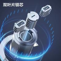得力（deli） DL508001 钢缆锁 12±0.5(含皮套)*1200mm （单位：把)