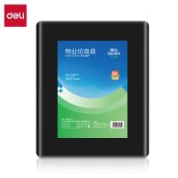 得力（deli）LQ507垃圾袋平口 80cmx100c 50只/包 黑色(单位：包)黑色