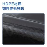 得力（deli）LQ507垃圾袋平口 80cmx100c 50只/包 黑色(单位：包)黑色