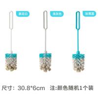 茶花（CHAHUA） 219004 尼龙海绵双效长柄杯刷 30.8*6cm（单位：把）颜色随机发货