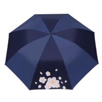 天堂伞 30995ELN 花沁蜜语晴雨伞 57cm*8K(单位：把) 藏青色