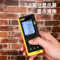 得力（deli） DL4171测距仪 高精度红外线激光量房仪 电子尺双水平泡升级款 120米（单位：个）黄黑