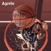 安格耐特（Agnite） FD166 发泡PVC贴皮篮球 7号 橙色 (单位:个)