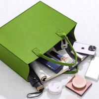 艾逸瑶选 HY-3273 便携毛毡手提袋托特包 大号 40*30*15cm（单位：个） 草绿色