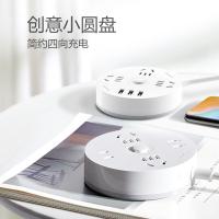 公牛（BULL）GN-R2220圆形插座4位总控 全长3米 （单位：个）