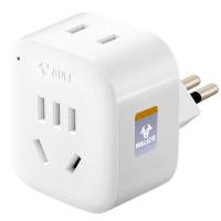 公牛（BULL）GN-L01T 2位意标旅行插座/转换插  适合国外使用（意大利 智利）（单位：个）