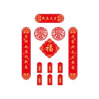 菲米生活（PHMI） PFC824T 新年大吉新春对联礼盒套装 福字：30*30cm 对联：100*17cm 窗花：28*28cm 红包：9*17cm (单位:套)
