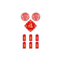 菲米生活（PHMI） PFC824T 新年大吉新春对联礼盒套装 福字：30*30cm 对联：100*17cm 窗花：28*28cm 红包：9*17cm (单位:套)