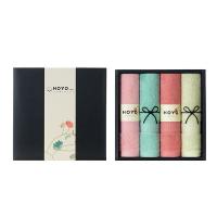 厚祐（HOYO） 7151 臻品长绒棉毛巾4件套礼盒 毛巾33*72cm*4(单位：套) 彩色系列