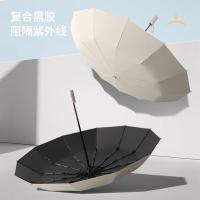 美度（MAYDU）M3326 晴雨伞 防晒遮阳伞自动伞防风男士商务三折（单位：把）梧桐米