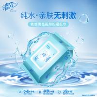 清风EDI纯水湿巾80片*4包抽取式新老包装随机发货（单位：箱）