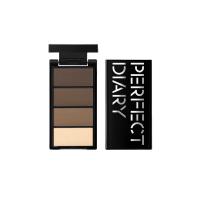 完美日记（Perfect Diary） 立体造型 四色眉粉 高光0.9g+眉粉1g*3(单位：盘)